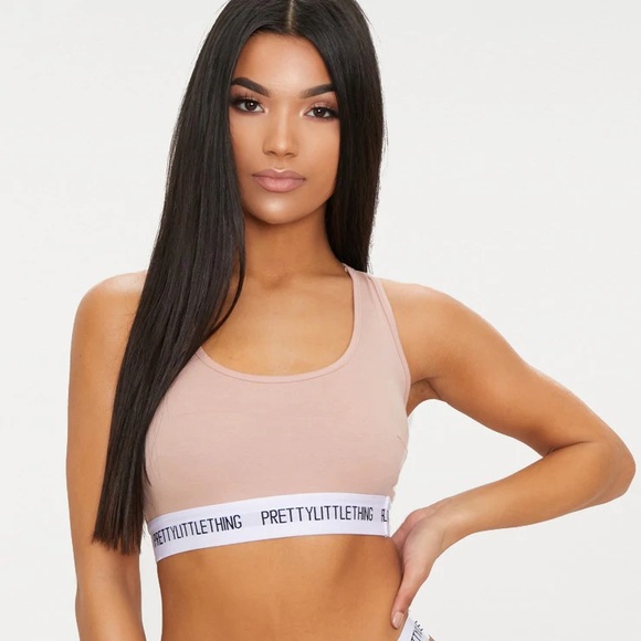 PrettyLittleThing Other - Pretty Little Thing blush mauve nude sports bra 12